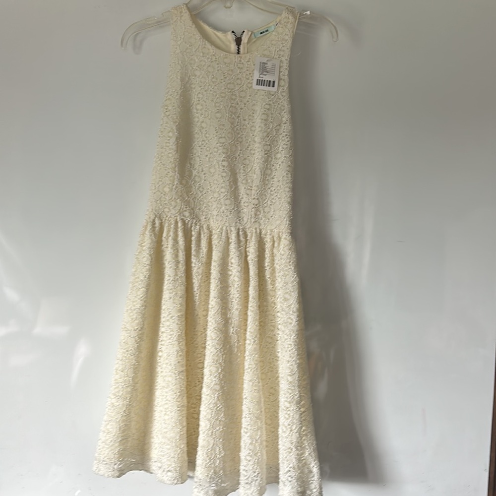Kimchi Blue Ivory Laced Dress from Urban Outfitters